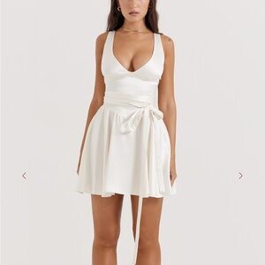 House of CB Shiema White Mini Dress, NWOT, size small